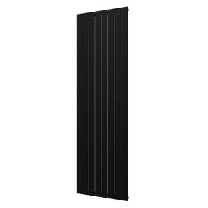 Designradiator Plieger Cavallino Retto Enkel 1332 Watt Middenaansluiting 200x60,2 cm Mat Zwart