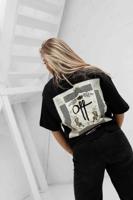Off The Pitch Temple T-Shirt Dames Zwart - Maat XS - Kleur: Zwart | Soccerfanshop