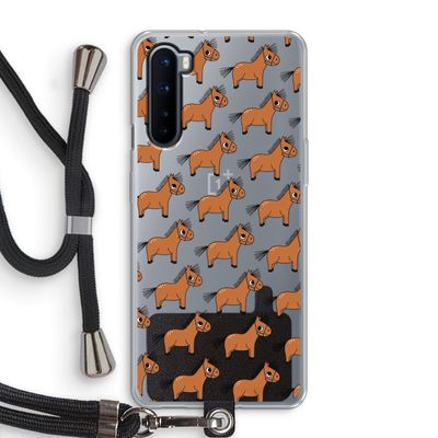 Pony: OnePlus Nord Transparant Hoesje met koord