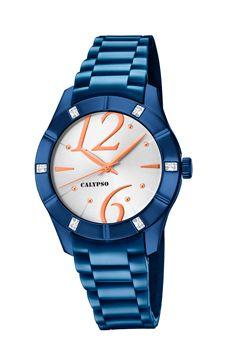 Horlogeband Calypso K5715-3 / K5715-6 Kunststof/Plastic Blauw