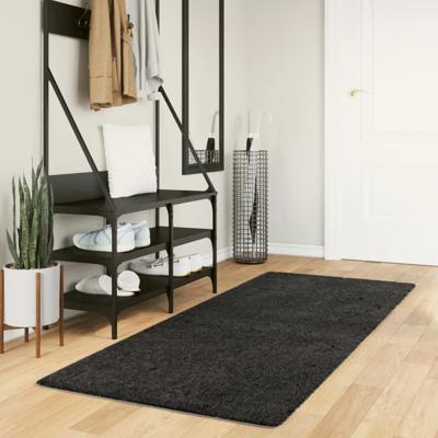VidaXL Vloerkleed pamplona shaggy hoogpolig modern 80x200 cm antraciet