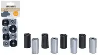 Beeztees navulling voor poepzakhouder plastic 6x3x3cm zwart/grijs 8x20stuks - thumbnail
