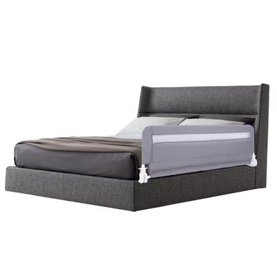 Bedhek voor Peuters 120 cm Opvouwbaar Babybedhek met Afneembare en Wasbare Hoes Grijs