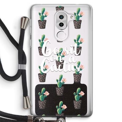 Cactus quote: Honor 6X Transparant Hoesje met koord
