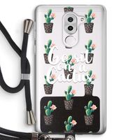 Cactus quote: Honor 6X Transparant Hoesje met koord