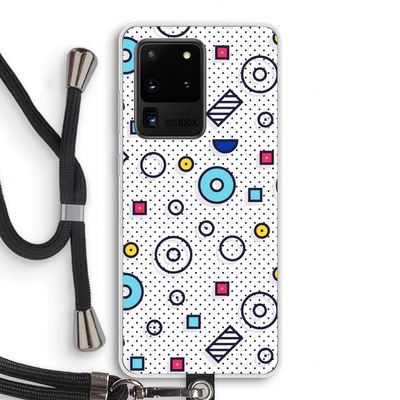 8-bit N°9: Samsung Galaxy S20 Ultra Transparant Hoesje met koord