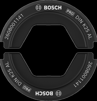 Bosch Accessoires PRO Krimpmatrijs | DIN K25 AL | 150 mm | Aluminium - 2608001141