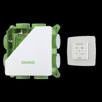 DucoBox Silent 2.0 All-In-One BD - 400 m3/h - met vochtsensor en afstandsbediening RF (0000-7030)