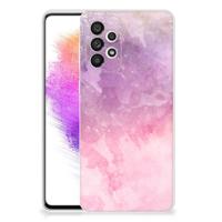 Smartphone hoesje Samsung Galaxy A73 5G Pink Purple Paint