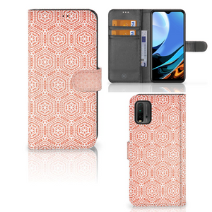 Xiaomi Redmi 9T | Poco M3 Telefoon Hoesje Pattern Orange