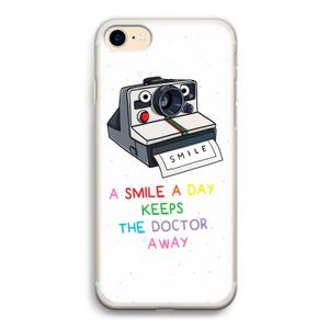 Smile: iPhone 7 Transparant Hoesje