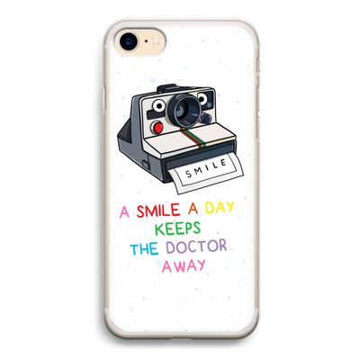 Smile: iPhone 7 Transparant Hoesje