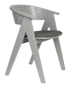 Zuiver Eetkamerstoel 'Ndsm' Essenhout, kleur Grijs