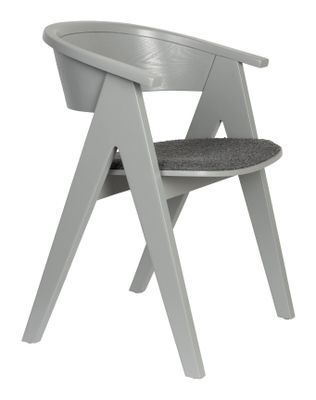 Zuiver Eetkamerstoel 'Ndsm' Essenhout, kleur Grijs
