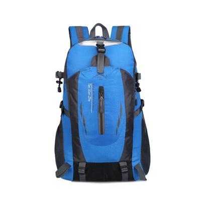 Grote capaciteit reizen alpinisme tas mannen en vrouwen outdoor sport Leisure nylon waterdichte rugzak (blauw)