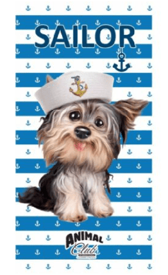 Animal Club strandlaken Sailor 70 x 140 cm