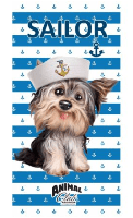 Animal Club strandlaken Sailor 70 x 140 cm