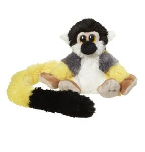 Nature Planet pluche eekhoorn aap - dierenknuffel - 16 cm - bosdieren pluche