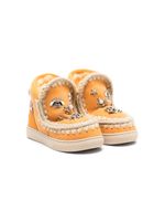 Mou Kids bottines Eskimo à abeille appliquée - Orange