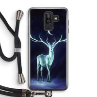 Nightbringer: Samsung Galaxy J8 (2018) Transparant Hoesje met koord