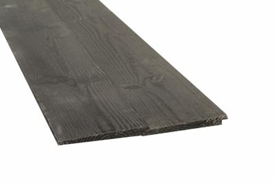 Vuren geimpregneerd Zweeds rabat zwart 23x195x5100