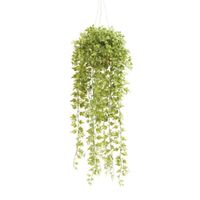 Groene hedera/klimop kunstplanten 50 cm met hangpot   - - thumbnail