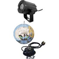 Eurolite 50101856 LED Spiegelbolset met LED-verlichting, Met motor 20 cm - thumbnail