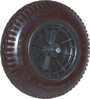 Kruiwagenwiel kunststof velg zwart