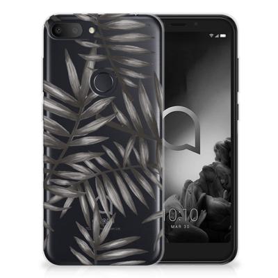 Alcatel 1S (2019) | TPU Case | Leaves Grey