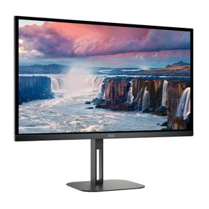 AOC Value-Line Q27V5N/BK LED-monitor Energielabel F (A - G) 68.6 cm (27 inch) 2560 x 1440 Pixel 16:9 4 ms HDMI, DisplayPort, Audio-Line-out VA LED