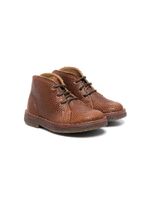 Pèpè bottines en cuir à lacets - Marron