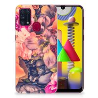 Samsung Galaxy M31 TPU Case Bosje Bloemen - thumbnail