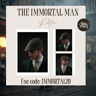 Heather Highland Pet | Harris Tweed | Klassieke Flat Cap | Groen | Peaky Blinders