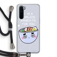I'm A Hopeless Ramen-Tic For You: OnePlus Nord Transparant Hoesje met koord