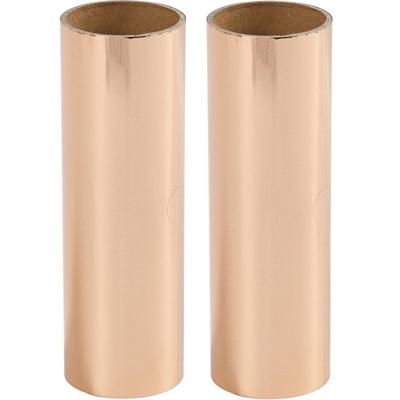 Knutsel/hobby folie - 2x - rose goud - transfer folie - decoratie folie - knutselen - 50 x 15,5 cm