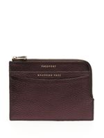 Aspinal Of London portefeuille pliant en cuir - Marron