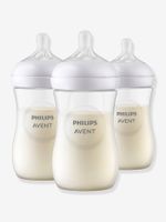 Set van 3 flesjes 260 ml Philips AVENT Natural Response doorzichtig