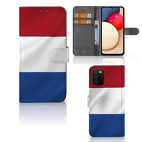 Samsung Galaxy A03s Bookstyle Case Nederlandse Vlag