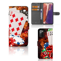 Samsung Galaxy Note 20 Wallet Case met Pasjes Casino