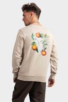 Pure Path Orange Branch Sweater Beige - Maat S - Kleur: Beige | Soccerfanshop