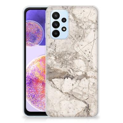Samsung Galaxy A23 | TPU | Siliconen hoesje | Marmer Beige