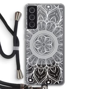 Roses Are Red: Samsung Galaxy S21 FE Transparant Hoesje met koord