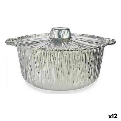 Keukenhaakjes Kinvara 66106 66106 Zilver Wegwerpbaar Met deksel Pan