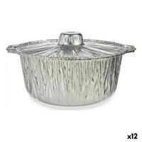 Keukenhaakjes Kinvara 66106 66106 Zilver Wegwerpbaar Met deksel Pan