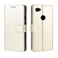 Retro Crazy Horse textuur horizontale Flip lederen case voor Google pixel 3 lite met houder & kaartsleuven & fotolijstjes (goud)