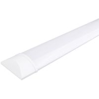 LED Batten - LED Balk - Aigi Tynom - 20W - Helder/Koud Wit 6000K - Mat Wit - Kunststof - 60cm