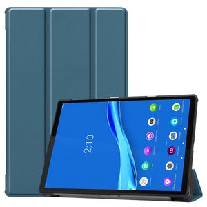 3-Vouw sleepcover hoes - Lenovo Tab M10 FHD Plus (x606F) - Donkergroen