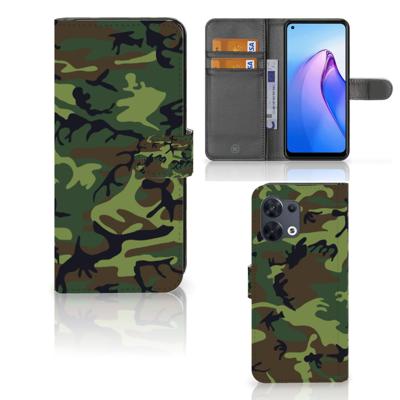 OPPO Reno8 | Telefoon Hoesje | Army Dark