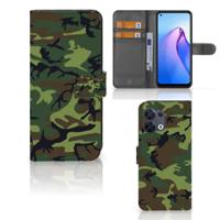 OPPO Reno8 | Telefoon Hoesje | Army Dark