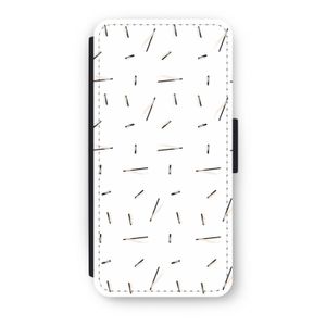 Hipster stripes: iPhone 7 Flip Hoesje